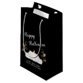 Cute Black Pumpkin Happy Halloween Klein Cadeauzakje (Voorkant Gekanteld)