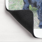 Cute Black Puppy Muismat (Hoek)