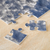 Cute Black Raven in de sneeuwfoto Legpuzzel (Zijkant)