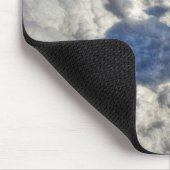 Cute Black Raven in de sneeuwfoto Muismat (Hoek)