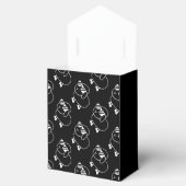 Cute Black Sheep Cartoon Bedankdoosjes (Geopend)