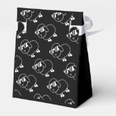 Cute Black Sheep Cartoon Bedankdoosjes (Achterkant)