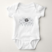 Cute Black Sheep of the Family Romper (Voorkant)
