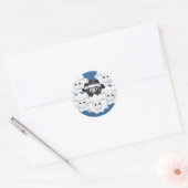 Cute Black Sheep of the Family Ronde Sticker (Envelop)