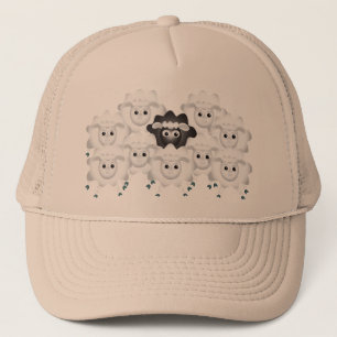 Cute Black Sheep of the Family Trucker Pet