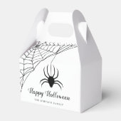 Cute Black Spider Halloween Bedankdoosjes (Voorkant Zijde)