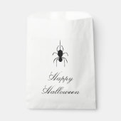 Cute Black Spider Halloween Party Trick or treat Bedankzakje (Voorkant)