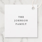 Cute Black Spider Happy Halloween Bedankjes Labels (Achterkant)