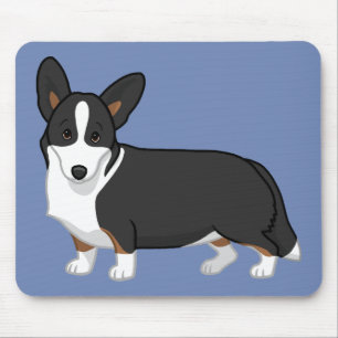 Cute Black Tan Cardigan Welsh Corgi Hondenliefhebb Muismat