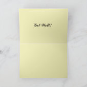 Cute Black Tan PopArt Bernedole Digital Heart Kaart (Binnen)