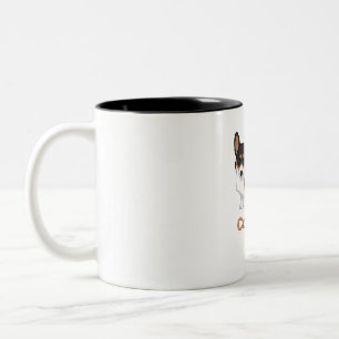 Cute Black Tricolor Pembroke Corgi Dad Hondenliefh Tweekleurige Koffiemok