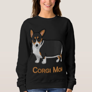 Cute Black Tricolor Pembroke Welsh Corgi Ma Dog L Trui