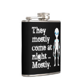 Cute black white alien quote heupfles (Rechts)