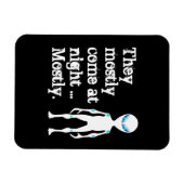 Cute black white alien quote magneet (Horizontaal)