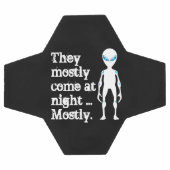 Cute black white alien quote voetbal (Enkel)