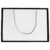 Cute Black & White Business Promotion Groot Cadeauzakje (Achterkant)