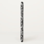 Cute black white floral paisley Case-Mate iPhone case (Achterkant / rechts)