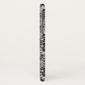 Cute black white floral paisley Case-Mate iPhone case (Achterkant/links)