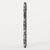 Cute black white floral paisley Case-Mate iPhone case (Achterkant/rechts)
