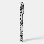Cute black white floral paisley Case-Mate iPhone case (Achterkant / Rechts)