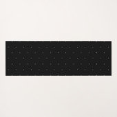 Cute black white minente polka stipingspatroon ele yogamat (Achterkant (horizontaal))