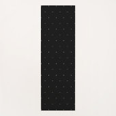 Cute black white minente polka stipingspatroon ele yogamat (Voorkant)