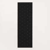 Cute black white minente polka stipingspatroon ele yogamat (Achterkant)