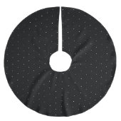 Cute black white mink polka stipt met kerstmis kerstboom rok (Voorkant)