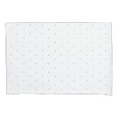 Cute Black White minuscule polka stips elegant pat Kussensloop (Voorkant-Links)