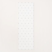 Cute Black White minuscule polka stips elegant pat Yogamat (Voorkant)