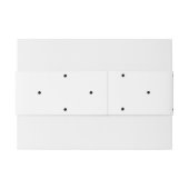 Cute Black White minuscule polka stips elegant Uitnodigingen Wikkel (Achterkant Voorbeeld)