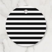 Cute Black & White Panda in Bamboo Bedankjes Labels (Achterkant)