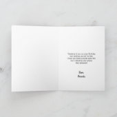 Cute Black & White Panda in Bamboo Birthday Kaart (Binnen)