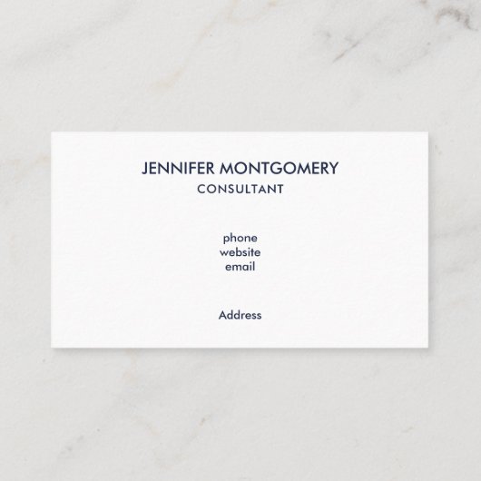 Cute Black & White Panda in Bamboo Visitekaartje (Achterkant)