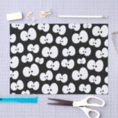 Cute Black & White Spooky Eyes Pattern Halloween Tissuepapier (Craft)