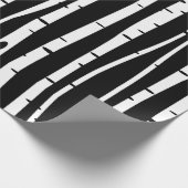 Cute black white tree pattern mouse pad drum stick cadeaupapier (Hoek)
