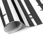 Cute black white tree pattern mouse pad drum stick cadeaupapier (Rol Hoek)