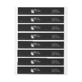 Cute Black & White Waterverf Ghost Halloween (Vel)