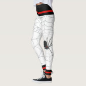 Cute Black Widow Spider en Web Leggings (Links)
