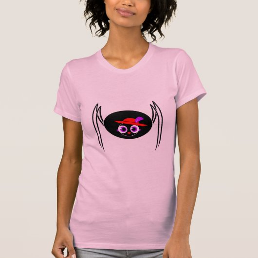 Cute Black Widow T-shirt (Voorkant)