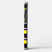 Cute black yellow stripes Case-Mate iPhone case (Achterkant / Links)