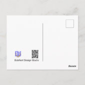 Cute Blackbird Pair Happy Birthday Cust. Briefkaar Briefkaart (Achterkant)