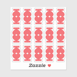 Cute Blank Heart Shape Index Tabs Journal Divider Sticker