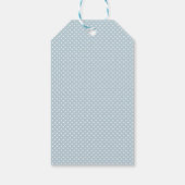 Cute Blauwe Vogel Baby Shower Cadeaulabel (Achterkant)