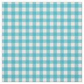 Cute Blauwgroen Gingham Stof (Swatch)