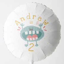 Cute Blauwgroen Monster