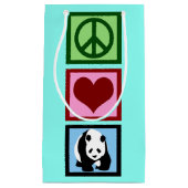 Cute Blauwgroen Panda Klein Cadeauzakje (Voorkant)