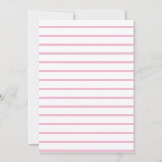 Cute Blauwgroen Roze Dinosaur 2e verjaardag Uitnod (Achterkant)