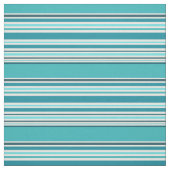 Cute Blauwgroen Striped Stof (Swatch)