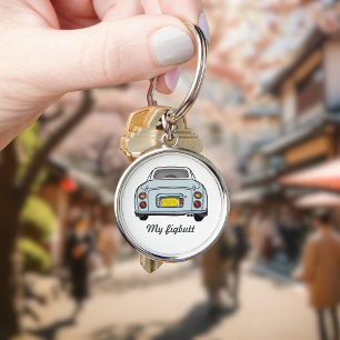 Cute Bleke Aqua Blue Figaro Sleutelhanger